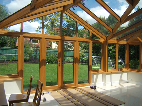 Oak Gable Conservatory internal to Gable 1