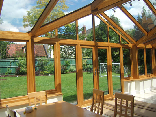 Oak Gable Conservatory internal to Gable 2