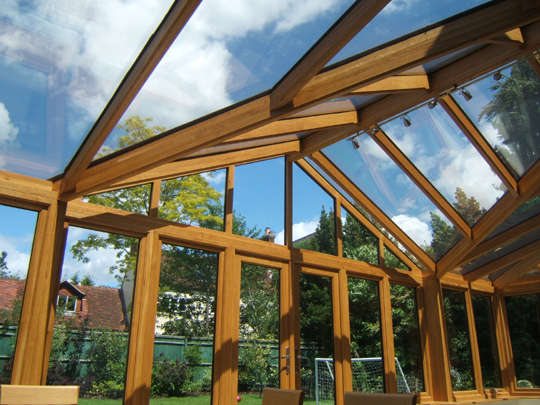 Oak Gable Conservatory internal to Gable 3